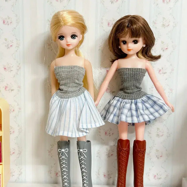 [BUNJANG] Takara Tomy Licca-chan and Miyu Doll Bundle / 타카라토미 리카짱 - 데이시 투톤 염색 머리 &amp;미유짱 인형 일괄 판매