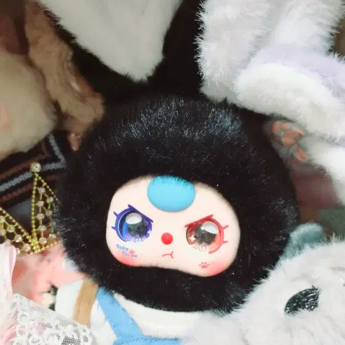[BUNJANG] BabyThree Black Rabbit Odd Eye Set / 베이비쓰리 검은토끼 오드아이