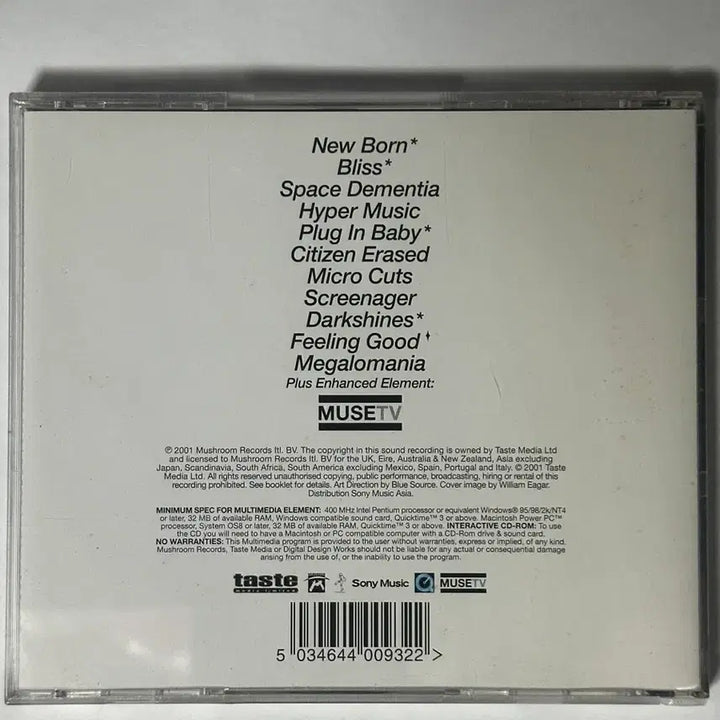 [BUNJANG] Muse Origin of Symmetry CD / 뮤즈 오리진 오브 시메트리 CD