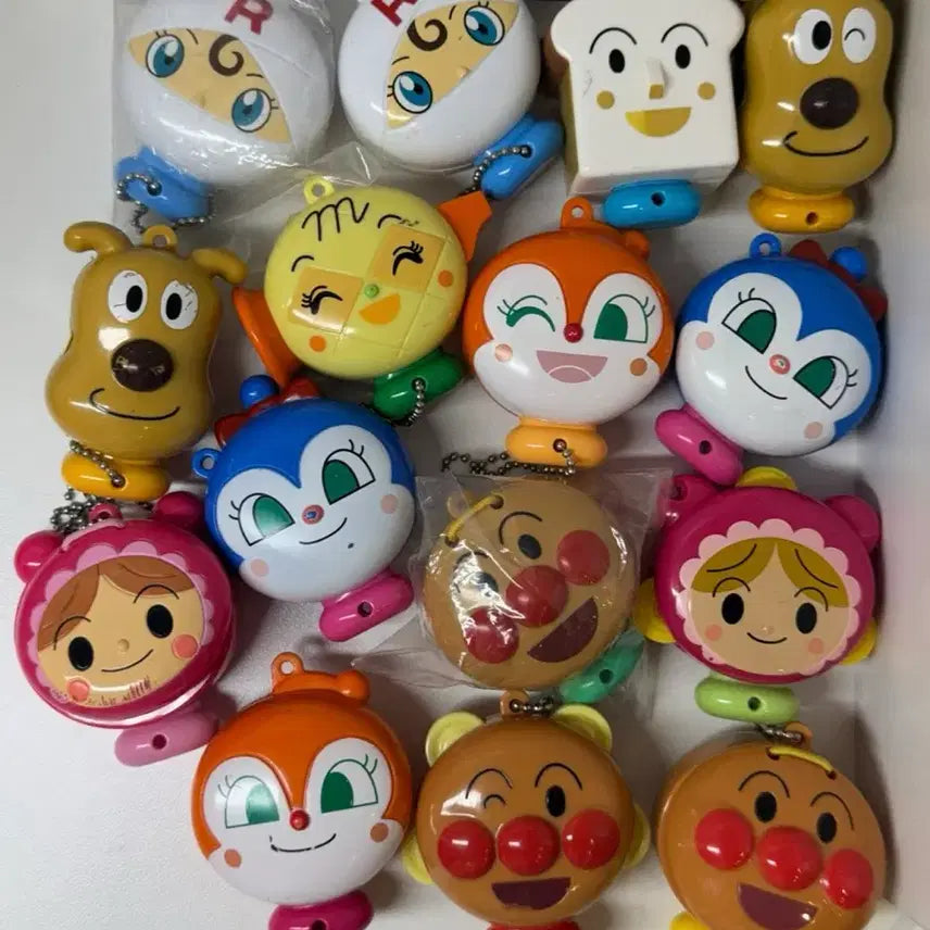 [BUNJANG] Anpanman Melon Bread Man, Akachan, Shokupanman, Cheese, Rollpanman Musical Instrument Bundle Set / 호빵맨 메론빵맨 아카짱 딸랑이 짤랑이 식빵맨 치즈 롤빵맨 악기 일괄 세트 처분 급처 할인