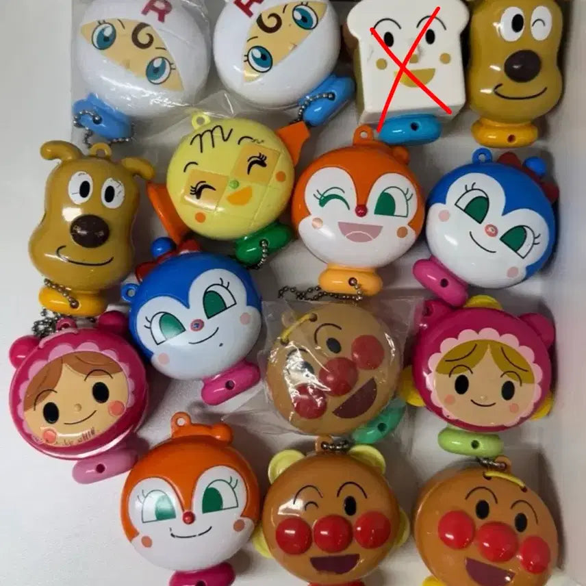 [BUNJANG] Anpanman Melon Bread Man, Akachan, Shokupanman, Cheese, Rollpanman Musical Instrument Bundle Set / 호빵맨 메론빵맨 아카짱 딸랑이 짤랑이 식빵맨 치즈 롤빵맨 악기 일괄 세트 처분 급처 할인