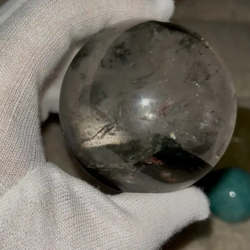[BUNJANG] Natural Garden Quartz Sphere Set / 천연원석 가든쿼츠 정원수정 스피어 수정 구 세트 원석 돌