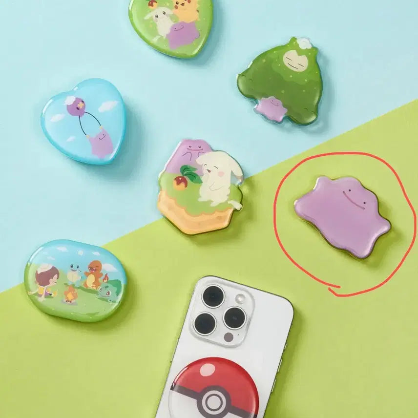 [BUNJANG] Pokemon Pocopia Metamon Grip Tok / [미개봉] 포켓몬 포코피아 성수 팝업 메타몽 그립톡 판매해요