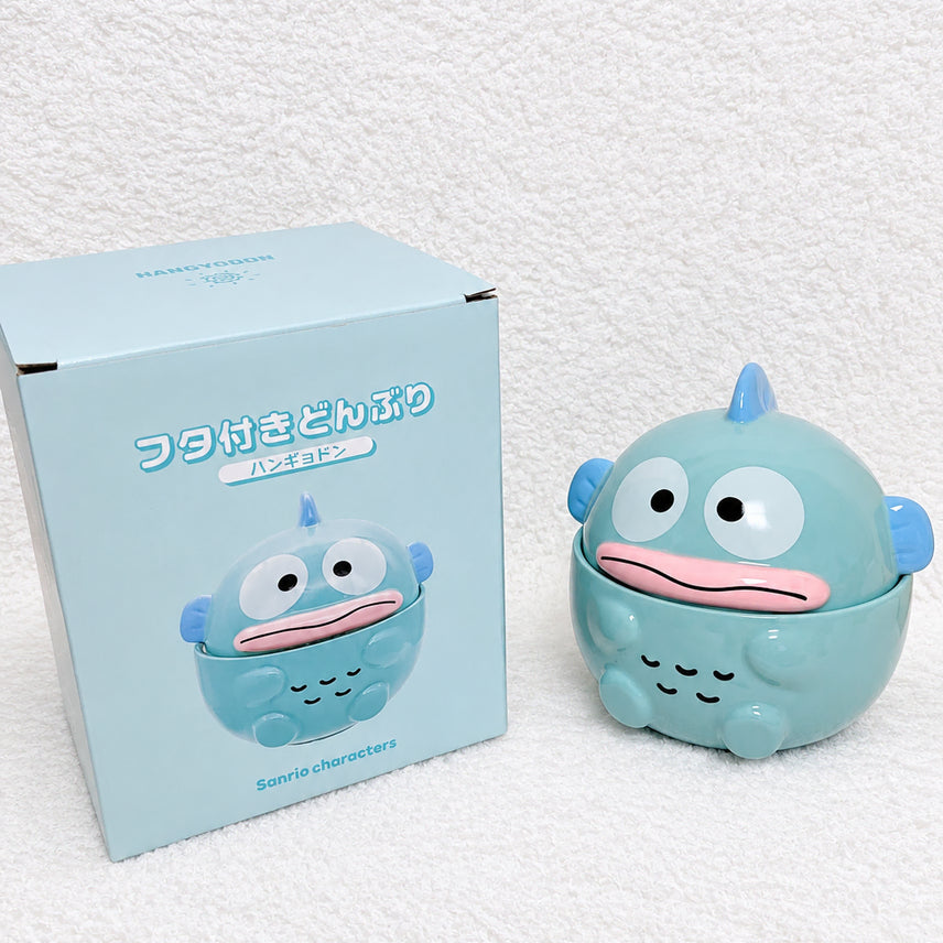 [BUNJANG] Sanrio Hangyodon Ceramic Donburi Bowl (Sealed) / 미개봉) 산리오 한교동 도자기 돈부리 그릇