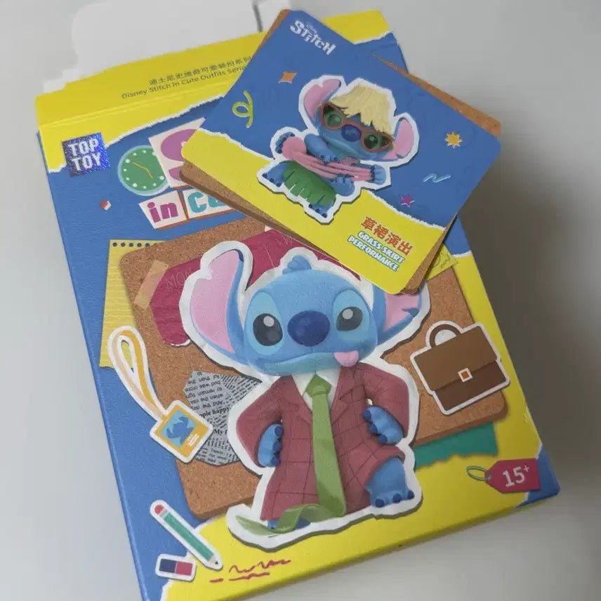 [BUNJANG] Top Toy Disney Stitch Aloha Version Figure (New) / 새상품 정품) 탑토이 디즈니 스티치 인 큐트 아웃핏 시리즈 피규어 스티치 인형 굿즈