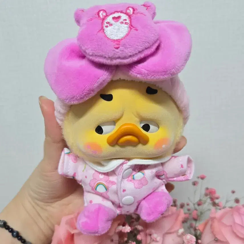 [BUNJANG] Upsetting Duck Care Bears Collaboration Plush Set (Blue/Pink) / 짜증오리 업셋덕 케어베어 인형 블루/핑크