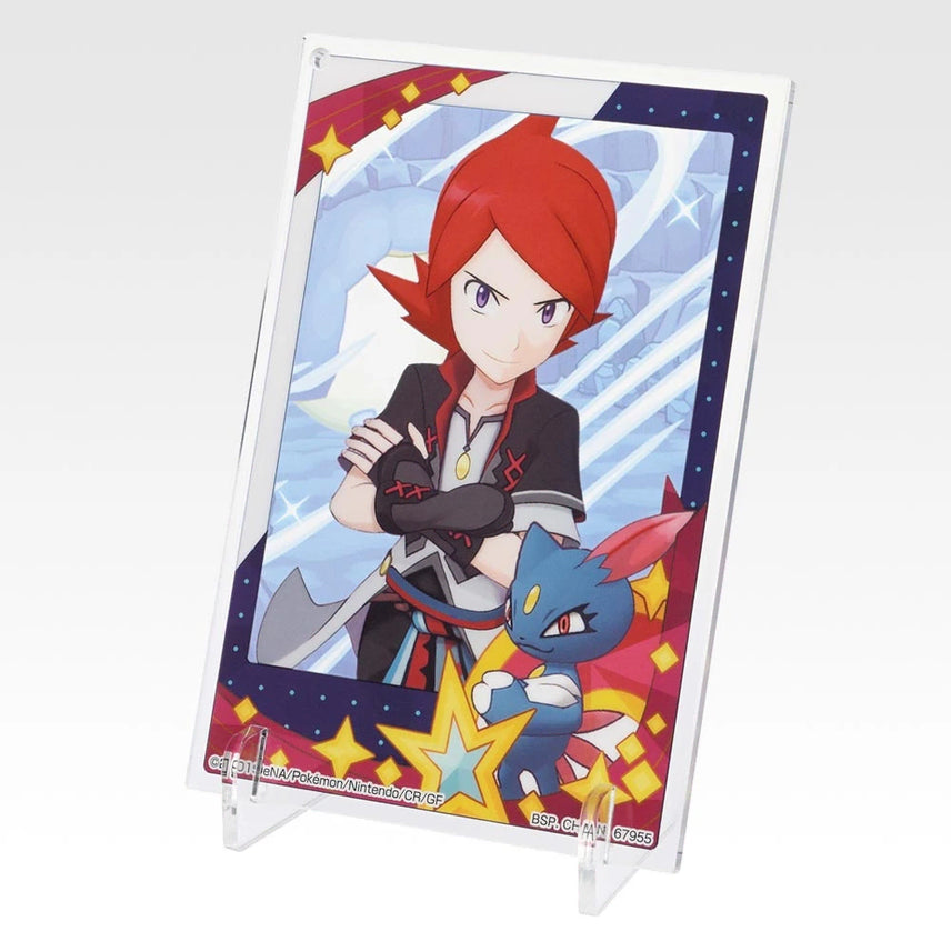 [BUNJANG] Pokemon Masters EX 7th Anniversary Silver Acrylic Board / 포켓몬 굿즈 포켓몬 마스터즈 EX 7th Anniversary E상 실버 아크릴 보드