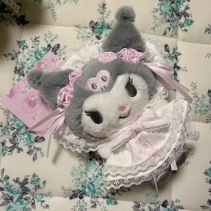 [BUNJANG] Sanrio White Frill Kuromi Mascot / 산리오 화이트프릴 쿠로미 마스코트 팝니다