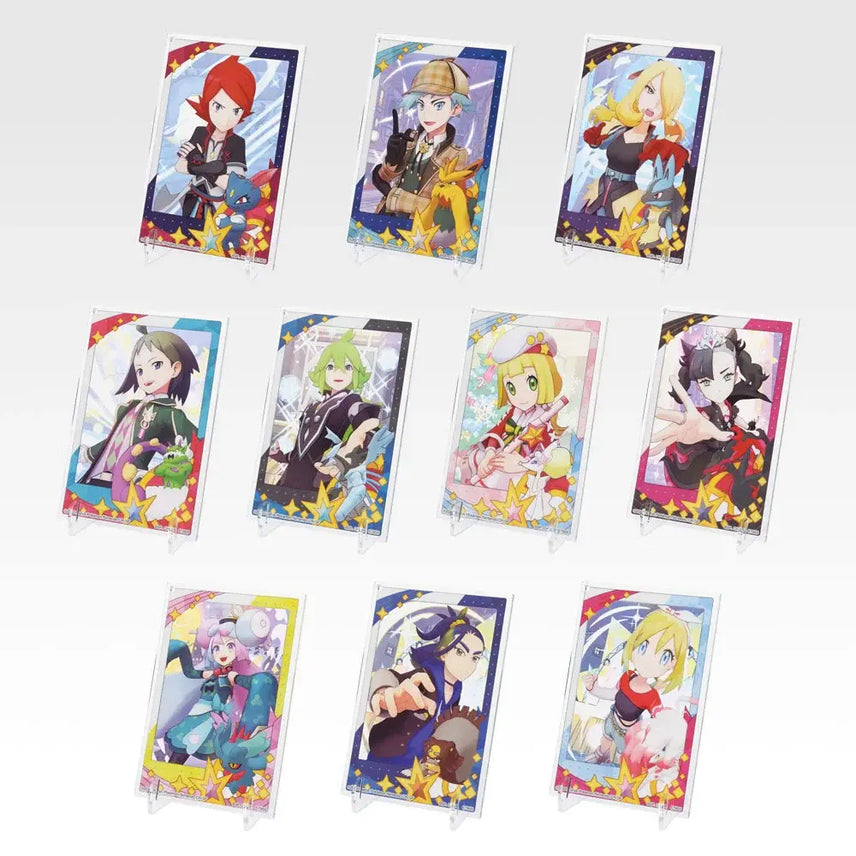 [BUNJANG] Pokemon Masters EX 7th Anniversary Acrylic Board - N (Gracidea) &amp; Cynthia / 포켓몬 굿즈 포켓몬 마스터즈 EX 7th Anniversary E상 난천 시로나 아크릴 보드