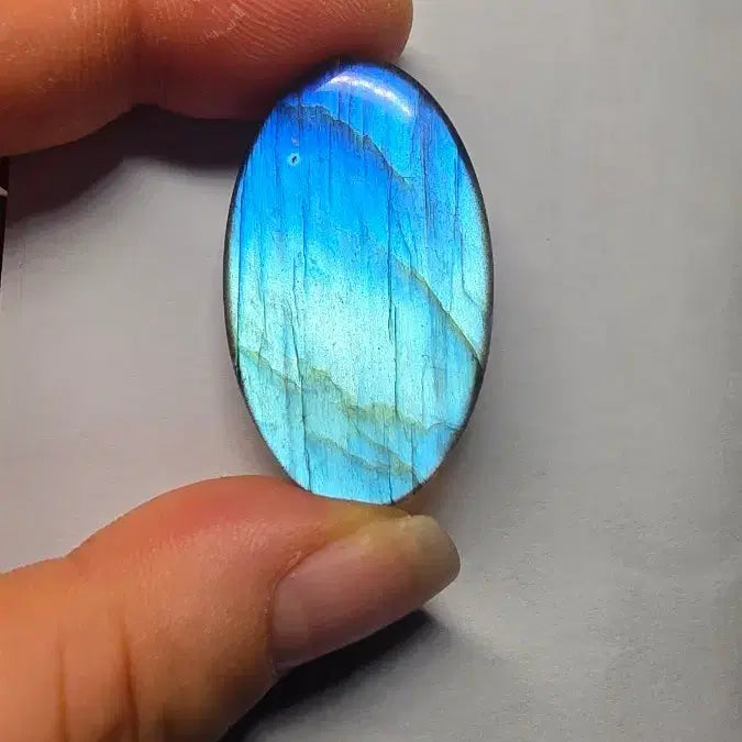 [BUNJANG] Oval Natural Labradorite Gemstone / 타원형 천연 라브라도라이트 원석