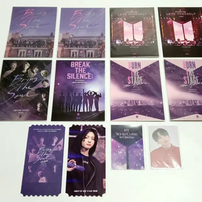 [BUNJANG] BTS Movie Photocard Set / 12p 방탄소년단 시네마 무비 영화 엽서 브링더소울 브레이크더 사일런스 번더스테이지 맵솔온 옛투컴 bts movie cinemas