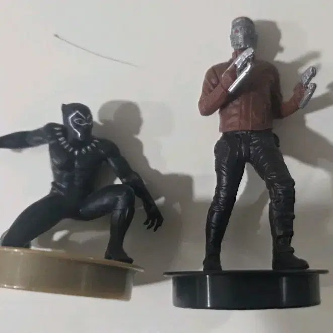 [BUNJANG] Marvel Mini Figures Bundle Set - Black Panther, Starlord / 마블 미니 피규어 블랙팬서 스타로드 일괄