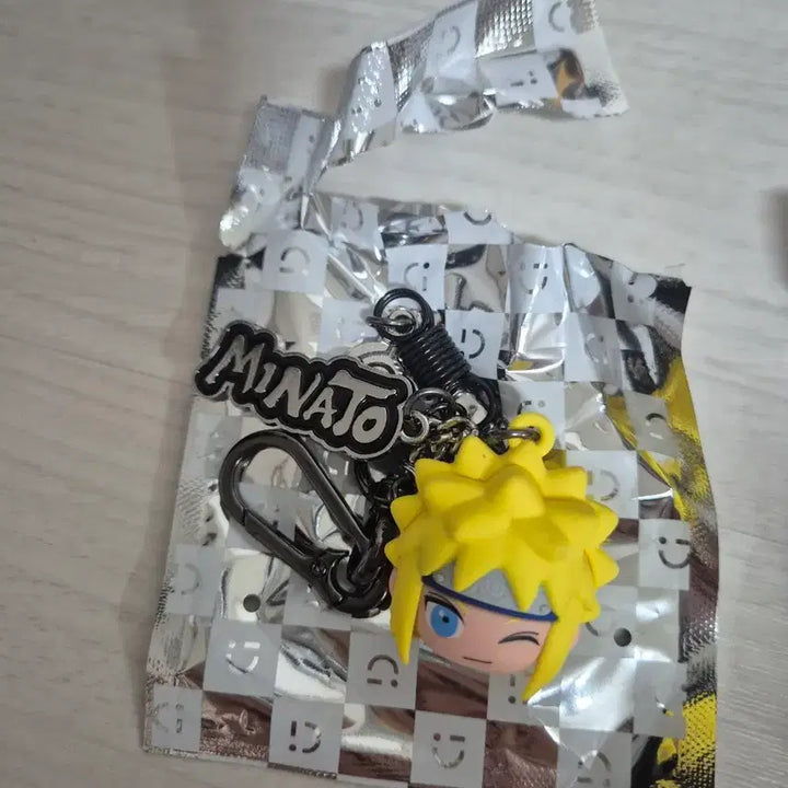 [BUNJANG] Naruto Miniso Pendant Keychain (Minato) / 나루토 미니소 펜던트 키링 (미나토)