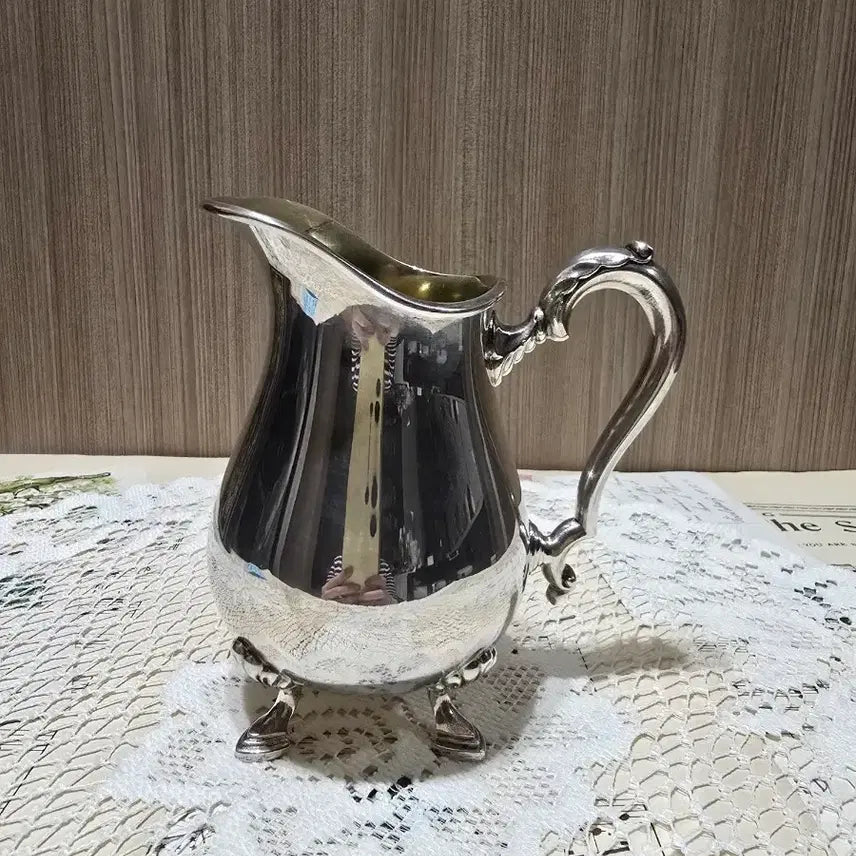 [BUNJANG] Vintage Silver-Plated Pitcher (Creamer) / 빈티지 실버 플레이트 저그(크리머)