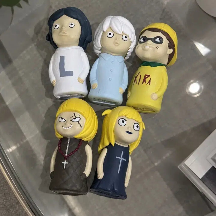 [BUNJANG] Death Note Finger Gacha Figure Full Set / 데스노트 손가락 가챠 피규어 풀셋