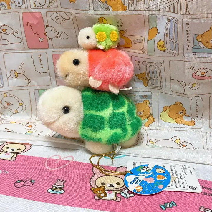 [BUNJANG] Marine Club Turtle Doll 3-Piece Set / 마린클럽 거북이 인형 3종 세트