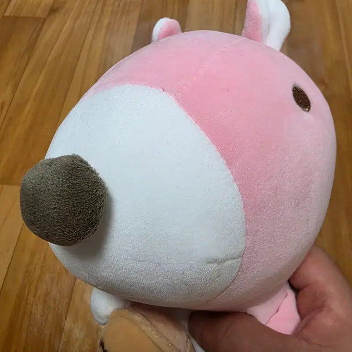 [BUNJANG] Bonobono Pink Squirrel Plush Toy / 보노보노 핑크 다람쥐 봉제인형