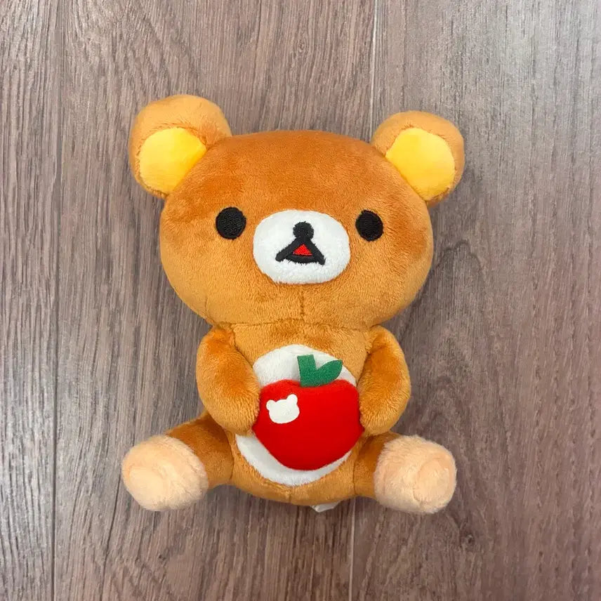 [BUNJANG] San-X Rilakkuma Apple Plush / 산엑스 사과 리락쿠마 인형