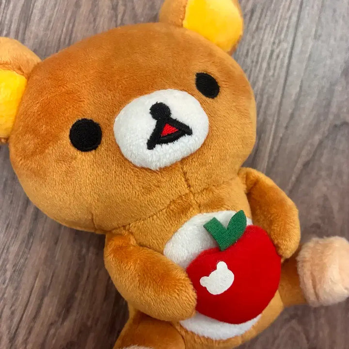 [BUNJANG] San-X Rilakkuma Apple Plush / 산엑스 사과 리락쿠마 인형