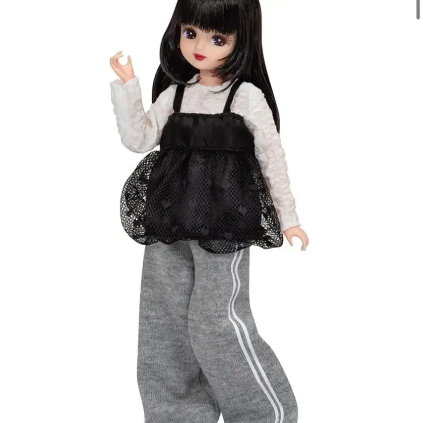 [BUNJANG] Licca-chan Authentic Real Clothes Select Gray Training Pants (Sealed) / 리카짱 정품 의상 리얼 클로즈 셀렉트 회색 트레이닝 팬츠 미개봉 브라이스 육일돌