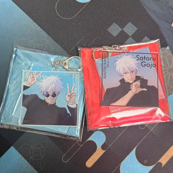 [BUNJANG] Jujutsu Kaisen Satoru Gojo Acrylic Keyring Bundle Set / 주술회전 전시회 고죠 사토루 아크릴 키링 일괄 판매해요