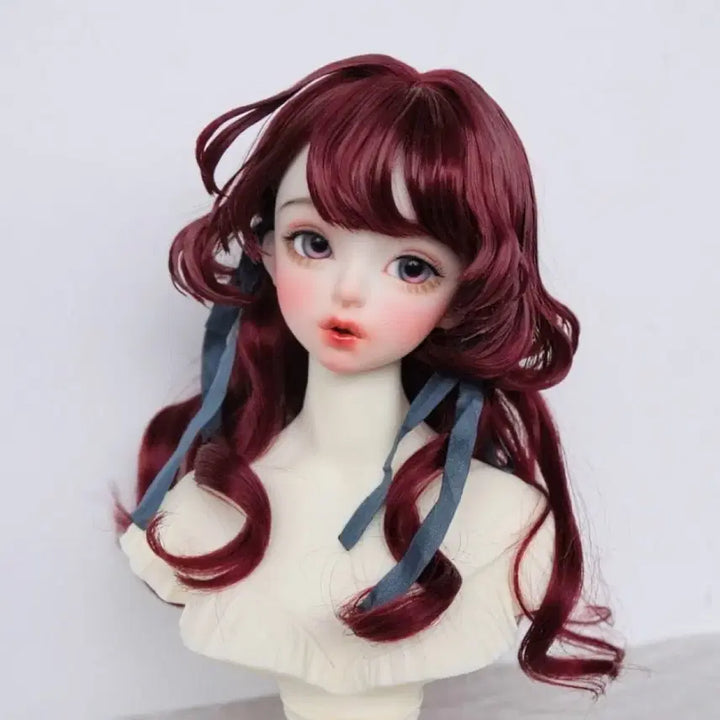 [BUNJANG] Atelier Noelle Handmade Wig 8-9inch MSD MDD BJD / 구관 8-9inch atelier noelle 작가 수제 가발(엠딩) (msd mdd 구체관절인형)