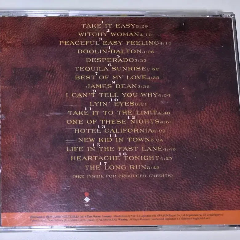 [BUNJANG] Eagles Best (Unsealed CD) / 이글스 - 베스트 (개봉 CD)