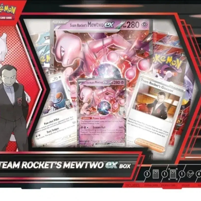 [BUNJANG] Team Rocket Mewtwo EX Box Complete Set / 포켓몬 카드 팀 로켓 뮤츠 EX 박스