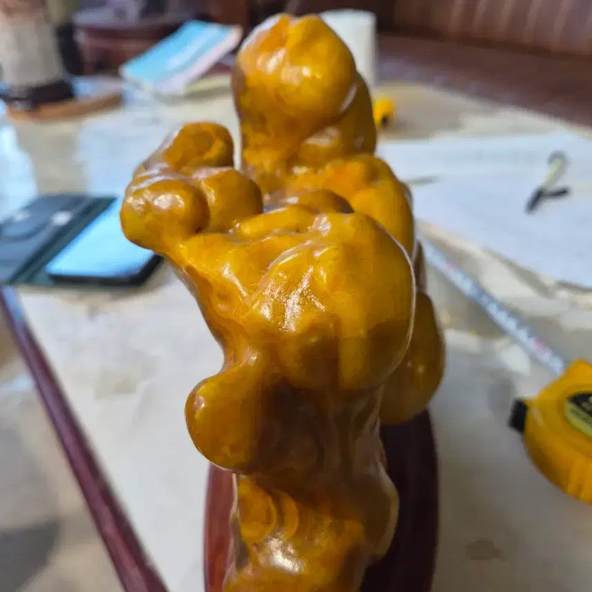 [BUNJANG] Golden Geode Decorative Ornament / 황금 구동석 장식품