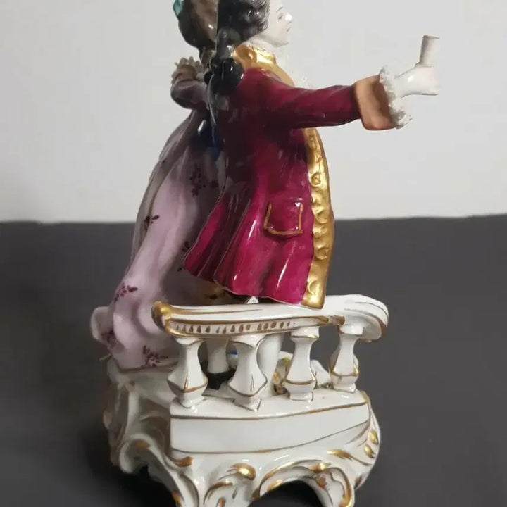 [BUNJANG] German Dresden Porcelain Figurine (Couple) / 독일 드레스덴 남녀 피겨린