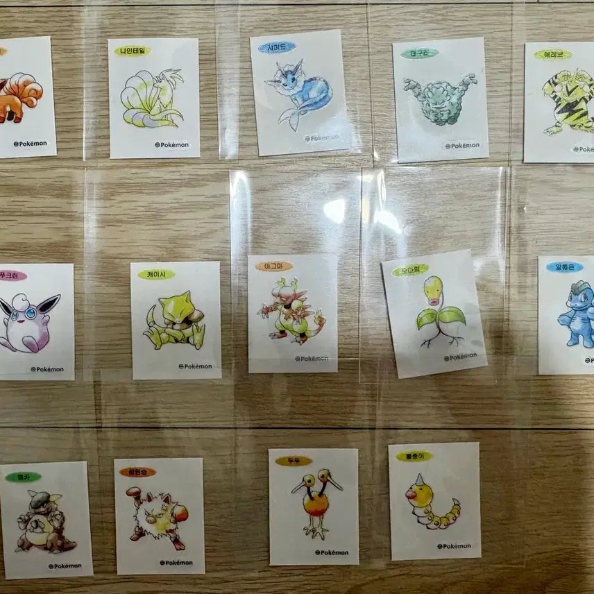 [BUNJANG] Pokemon Bread 30th Anniversary Artwork Special "Tteuboseal" Sticker Set (14 Types) / 포켓몬 빵 30주년 기념 아트워크 스페셜 띠부씰 14종
