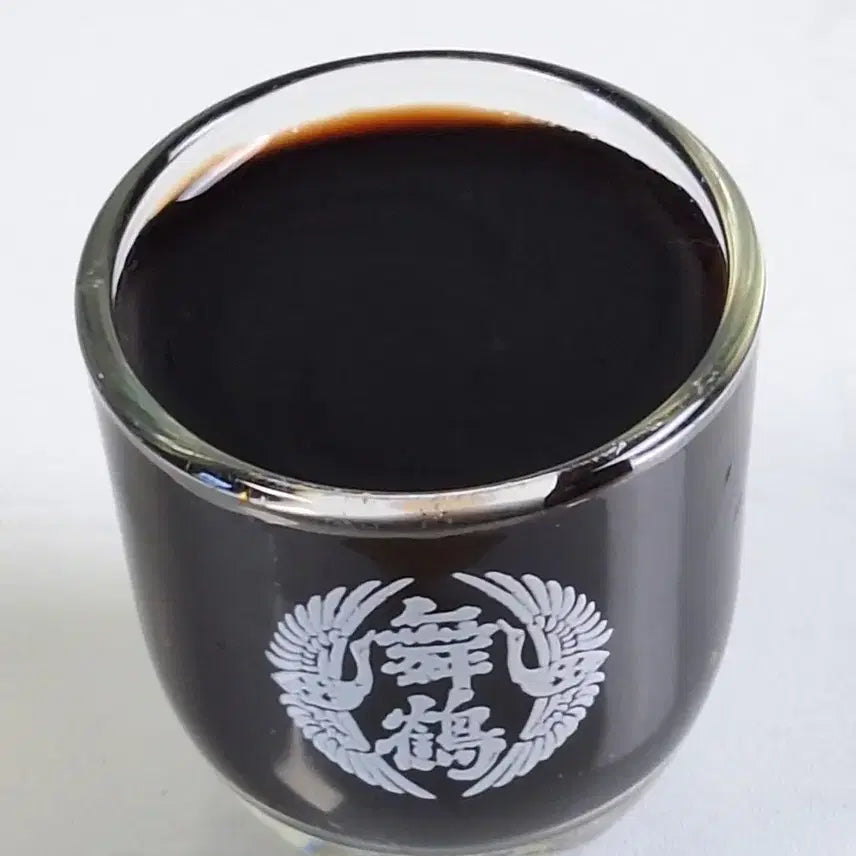 [BUNJANG] Muhak Soju Glass - Classic White Screen Print / 근대사 수집 옛날 고전 유리잔 무학 소주잔 백색 스크린