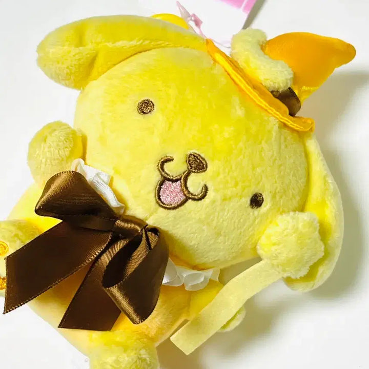[BUNJANG] Sanrio Pompompurin Wizard Plush Keychain / 정품 새상품) 산리오 폼폼푸린 마법사 인형 키링