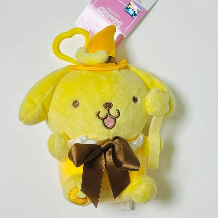 [BUNJANG] Sanrio Pompompurin Wizard Plush Keychain / 정품 새상품) 산리오 폼폼푸린 마법사 인형 키링