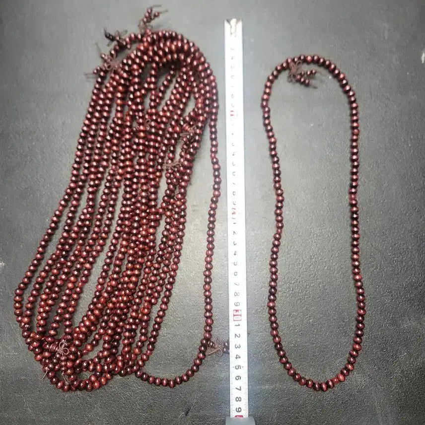 [BUNJANG] Buddhist Prayer Beads Necklace/Bracelet / 1번 나무 108염주 10개. 호신불.염주.목걸이.팔찌.부처님.탄신불.