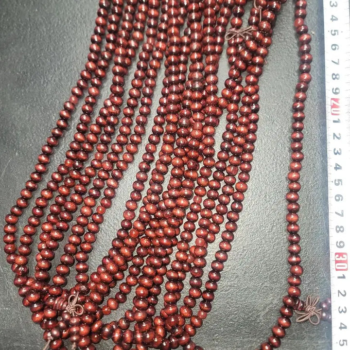 [BUNJANG] Buddhist Prayer Beads Necklace/Bracelet / 1번 나무 108염주 10개. 호신불.염주.목걸이.팔찌.부처님.탄신불.