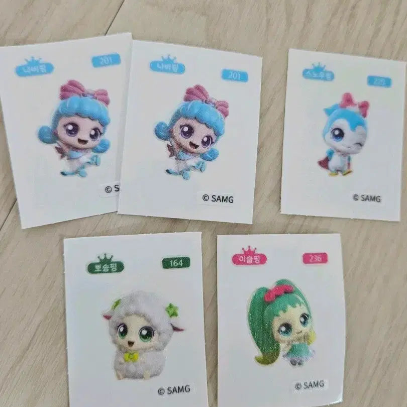 [BUNJANG] Tinipping Sticker Set / 티니핑 띠부씰 장당 1천원