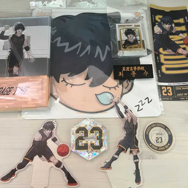 [BUNJANG] Garbage Time Choi Jong-su Bundle Set Acrylic Stand, Name Tag, Mousepad, Keychain, Ticket / 일괄)가비지타임 갑타 최종수 굿즈 양도 판매 처분 아크릴스탠드 명찰 마우스패드 키링 티켓