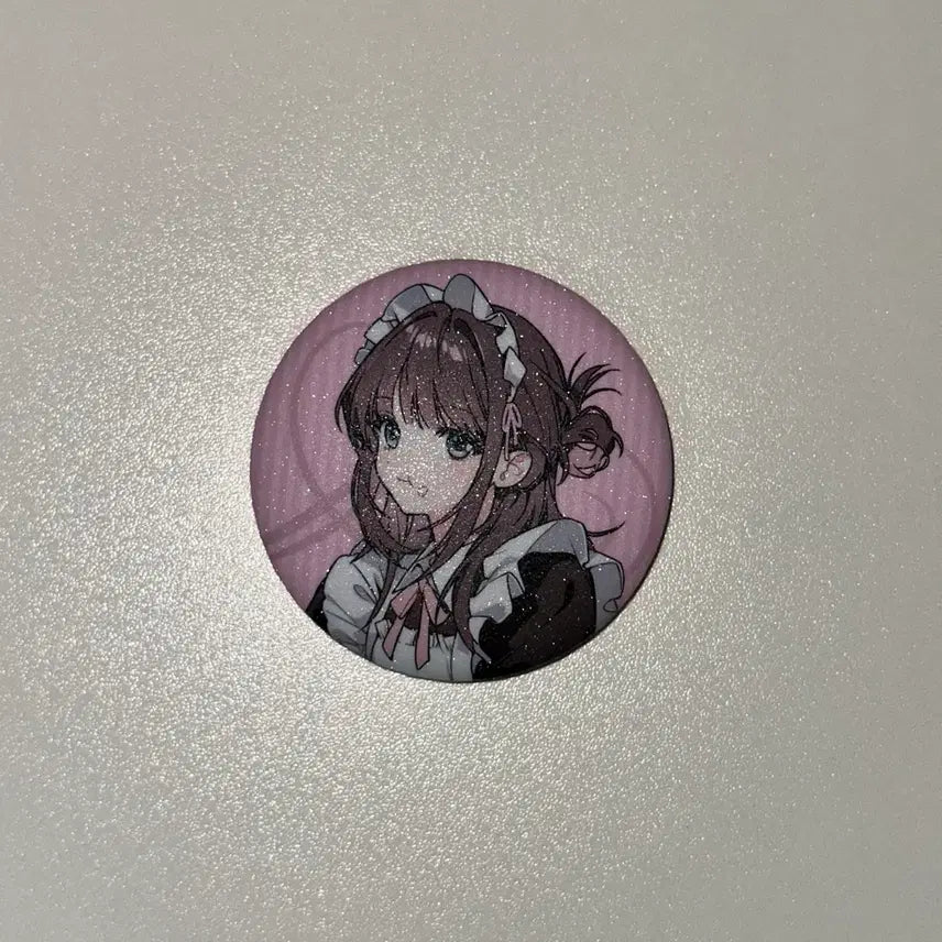 [BUNJANG] Kissa Koi Koigirl Illustration Matte Pin Button / koyakin님 킷사코이 코이걸 일러스트 매트벌 핀버튼