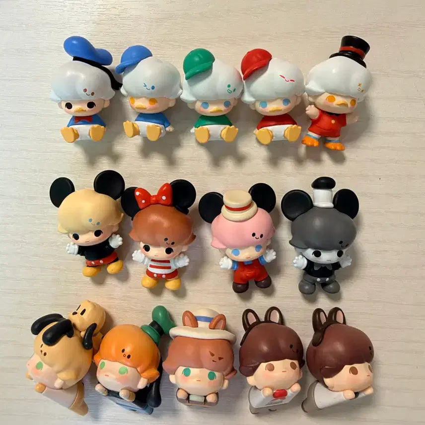 [BUNJANG] Disney Pop Mart POBBINS Dimoo Figure Set (14/15 figures) / (일괄) 디즈니 팝마트 팝빈 디무 피규어 14종 세트
