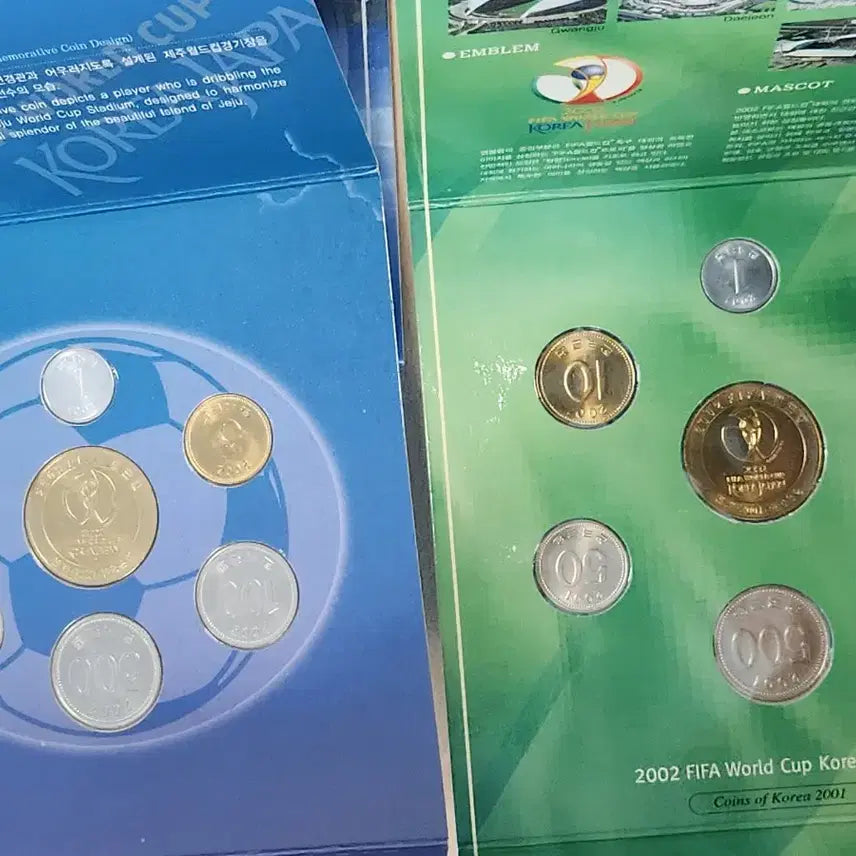 BUNJANG] 2002 FIFA World Cup Commemorative Coin Set - Bank of
