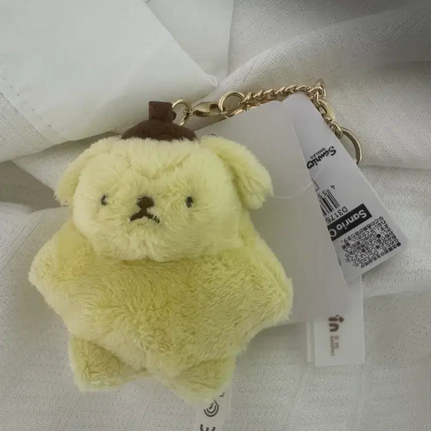 [BUNJANG] Sanrio Pompompurin 30th Anniversary Keychain Mascot / 그때 시절 폼폼푸린 키체인 키홀더 감자 폼푸 30주년 키링 30주년 폼폼푸린 키링 마스코트