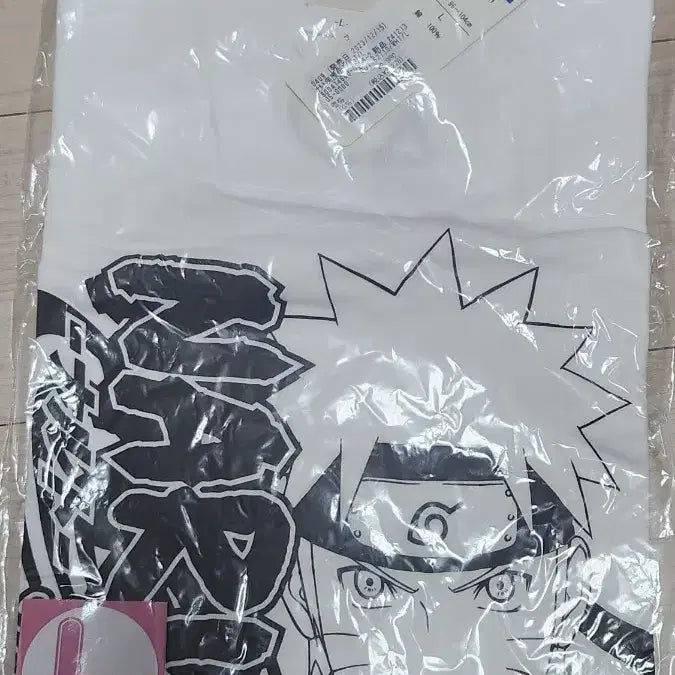 [BUNJANG] Naruto Collaboration T-Shirt L Size / 나루토 콜라보 반팔티 L사이즈