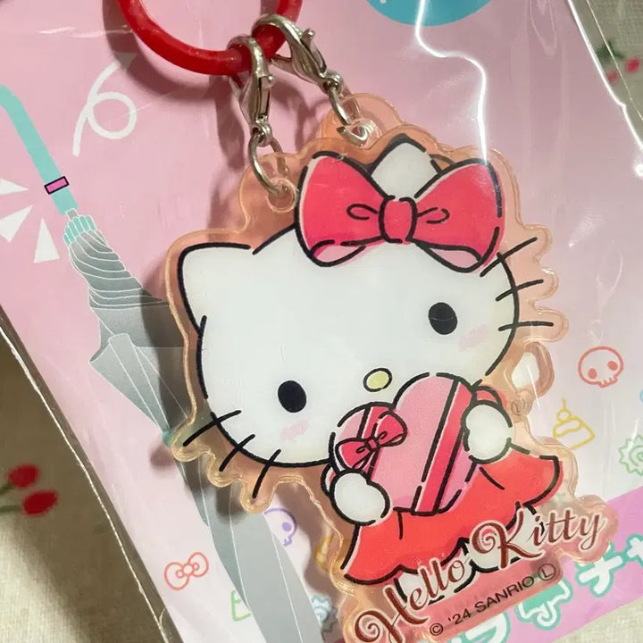 [BUNJANG] Hello Kitty To-Cham Mezushi Acrylic Charm / 헬로키티 투참 메지루시