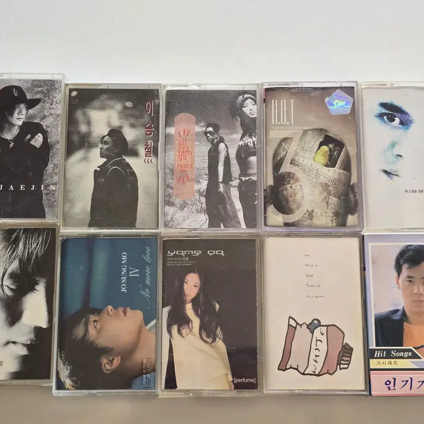 [BUNJANG] Various Artists "Inkigayo 20" Cassette Tape Bundle Set (10 Tapes) / 55 이재진, 이승철, 룰라, 에이치오티, 김민종, 김민종, 조성모, 양파, 화이트, VA (인기가요 20) 카세트테이프 총 10개 일괄판매