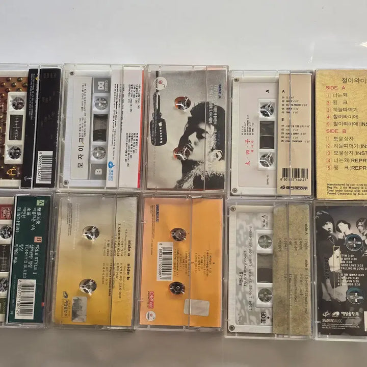 [BUNJANG] Various Artists 10-Piece Cassette Tape Bundle Set / 57 김현정, 모자이크, 김원준, 태사자, 철이와 미애, 김종서, 도시아이들, 이지훈, 조관우, 원타임 카세트테이프 총 10개 일괄판매