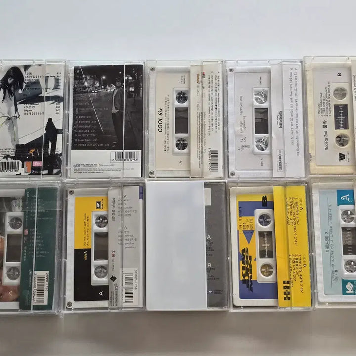 [BUNJANG] Various Korean Artists Bundle Set Cassette Tapes (10 pcs) / 56 장나라, 성시경, 쿨, 윤종신, 룰라, 조성모, 김건모, 익스체인지, 김정민, 마로니에 카세트테이프 총 10개 일괄판매[