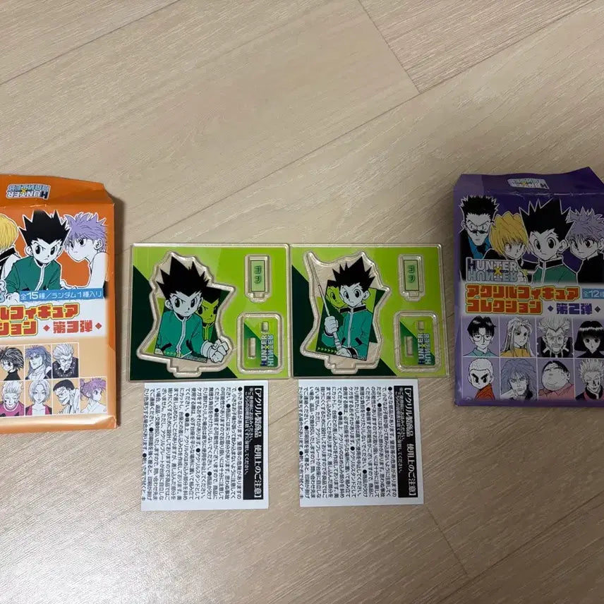 [BUNJANG] Hunter x Hunter Jump Shop Acrylic Stand Gon Bundle Set / 헌터헌터 점프샵 아크릴 스탠드 곤 일괄