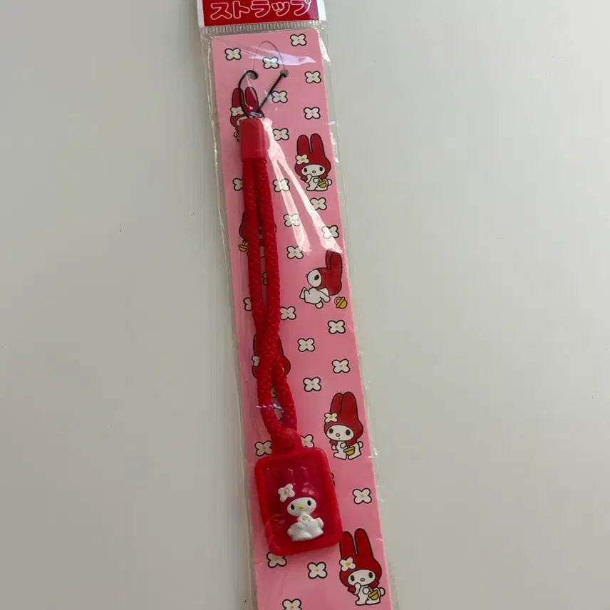 [BUNJANG] Classic Red My Melody Strap / 고전빨간마이멜로디 빨마 스트랩