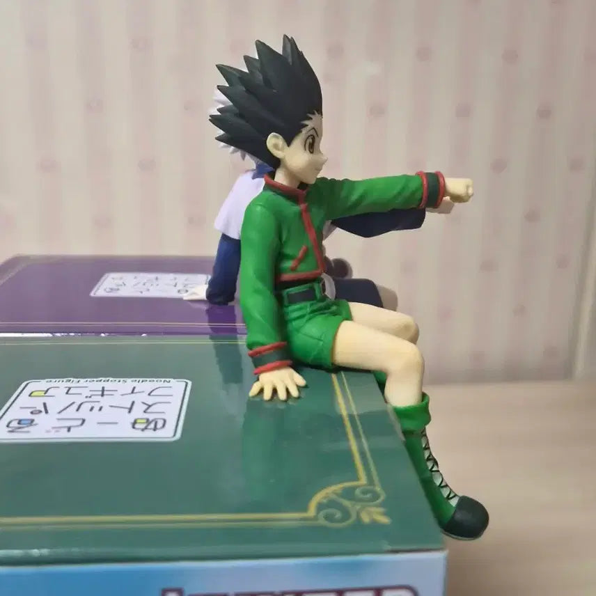 [BUNJANG] Hunter x Hunter Gon &amp; Killua Noodle Stopper Figure Bundle / 곤 키르아 누들스토퍼 (상자o)